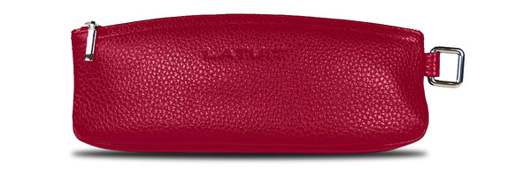 étui à lunettes rouge